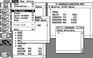Gemini atari screenshot